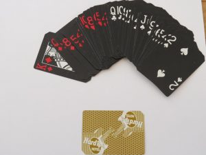 Vegas Poker Playing Cards | Hard Rock Casino | Black