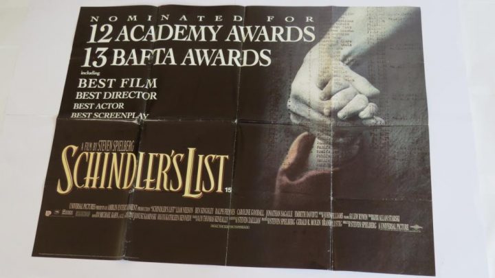SCHINDLERS LIST | UK Quad | Original Movie Poster