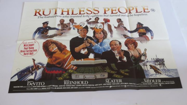 RUTHLESS PEOPLE | UK Quad | Original Movie Poster