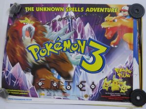 POKEMON 3 | UK Quad | Original Movie Poster