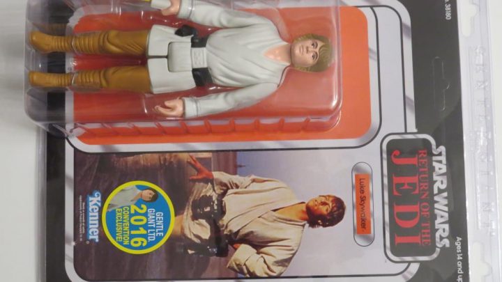 STAR WARS RETURN JEDI | KENNER LUKE SKYWALKER FIGURE | BROWN HAIR | SDCC 2016