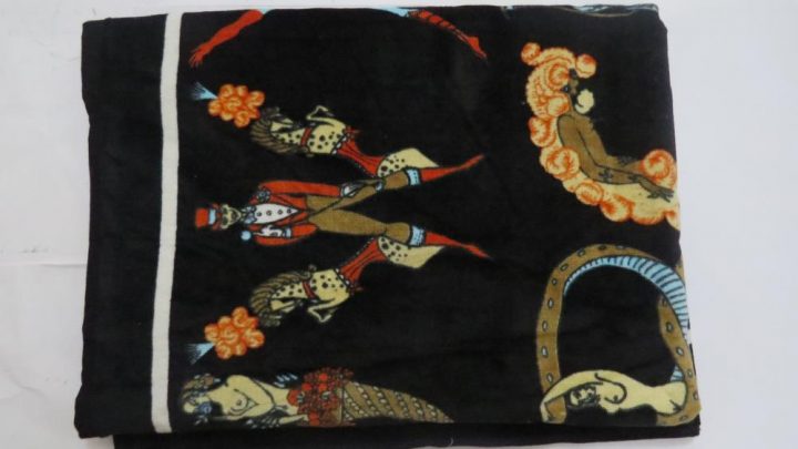 SUPREME ALPHABET LARGE BATH TOWEL FOR SALE