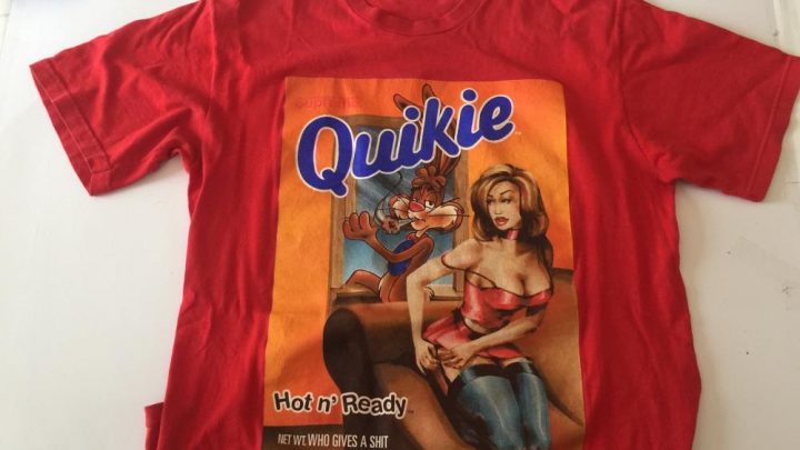 Vintage Supreme Quikie Tee Shirt for sale