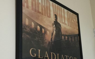 original movie poster display